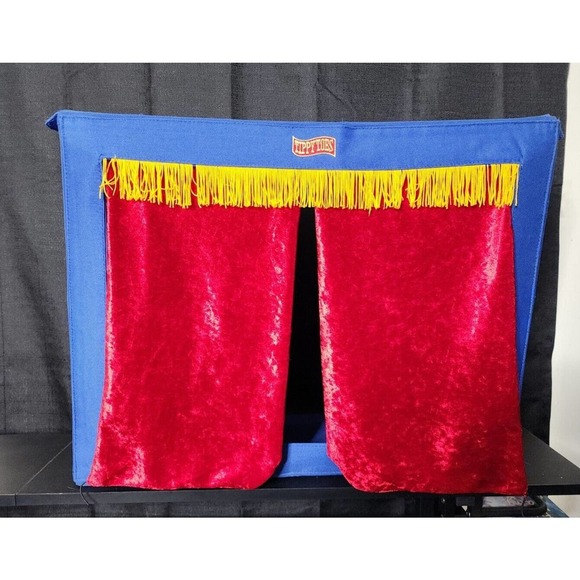 Mary Meyer Tippy Toes Puppet Theatre Stage For Hand Puppets & Finger Puppets Vtg